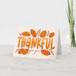 Danke für den Fall Erntedank Gruß Karte