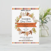 Danke für den Flyer Einladung (Stehend Vorderseite)