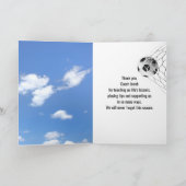 Danke für den Fußball-Coach Karte (Innenseite)