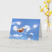 Danke für den Fußballtrainer Karte (Gelbe Blume)