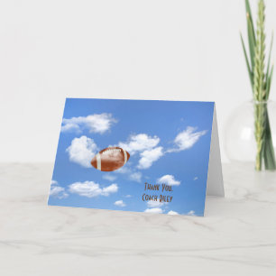 Danke für den Fußballtrainer Karte