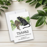 Danke für den Geburtstag von Wild Leopard Panther