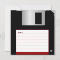"Danke für den Gerettet" Diskette Danke Karte