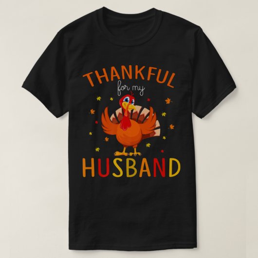 Danke für den Herbst meines Ehemanns Thanksg T-Shirt (Design vorne)