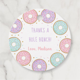 Danke für den Hole Bunch Donut Pink Gold Geburtsta Geschenkanhänger