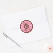 Danke für den Hole Bunch Pink Donut Stickers (Umschlag)