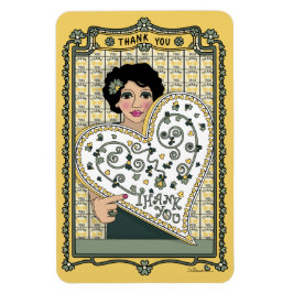 Danke für den Kühlschrank_C_4x6 Magnet