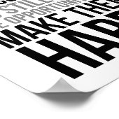 Danke für den Kunden, der sich beschwert Poster (Ecke)