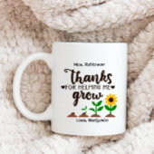 Danke für den Lehrer, der mir geholfen hat, Sonnen Kaffeetasse