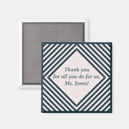 Danke für den Lehrer Magnet (Vorderseite/Rückseite)