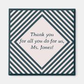 Danke für den Lehrer Magnet (Vorne)