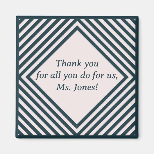 Danke für den Lehrer Magnet (Vorne)