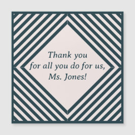 Danke für den Lehrer Magnetkarte