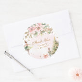 Danke für den Nutcracker Winter Onederland Runder Aufkleber (Umschlag)