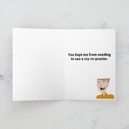 Danke für den Rücken (Innenseite)