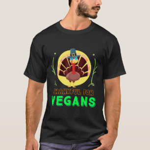 Danke für den Veganen lustigen türkischen Erntedan T-Shirt