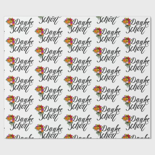Danke für Deutschland Geschenkpapier (Flach)