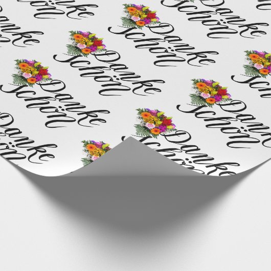 Danke für Deutschland Geschenkpapier (Ecke)