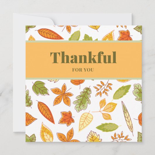 Danke für dich, Erntedank Karte (Vorderseite)