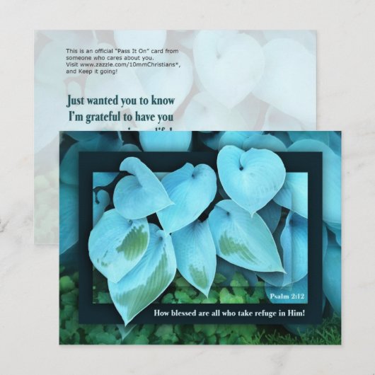 Danke für dich! postkarte (Vorne/Hinten)