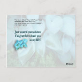 Danke für dich! postkarte (Rückseite)