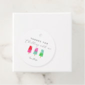 Danke für die Abkühlung mit mir Popsicle Birthday Geschenkanhänger (Beispiel)