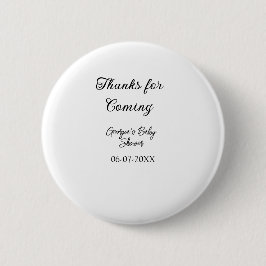 Danke für die Ankunft der Babydusche moderne einfa Button