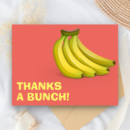 Danke für die Bananen | Funny Danke Postkarte