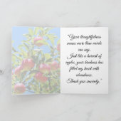 "Danke für die Befruchtung von Humper Apple" Einladung (Innenseite)