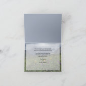 Danke für die Beileid Note Mountain Wildblumen (Innenseite)