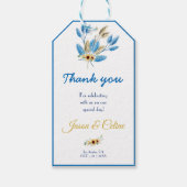 Danke für die Bewerbung von Gastgeschenk Hochzeit- Geschenkanhänger (Vorderseite)