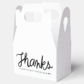 Danke für die Box-Gefälligkeitsbox Geschenkschachtel (Geöffnet)