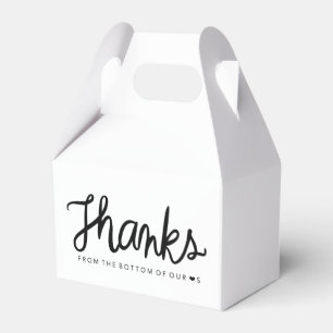 Danke für die Box-Gefälligkeitsbox Geschenkschachtel