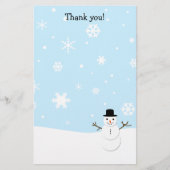 Danke für die Briefe Weihnachtsfest Briefpapier (Vorderseite)