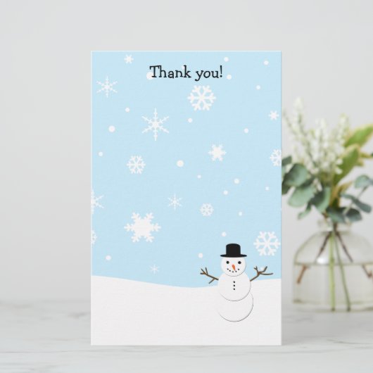 Danke für die Briefe Weihnachtsfest Briefpapier (Stehend Vorderseite)