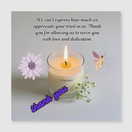 Danke für die Brighation meines Tages Magnetkarte (Vorderseite)