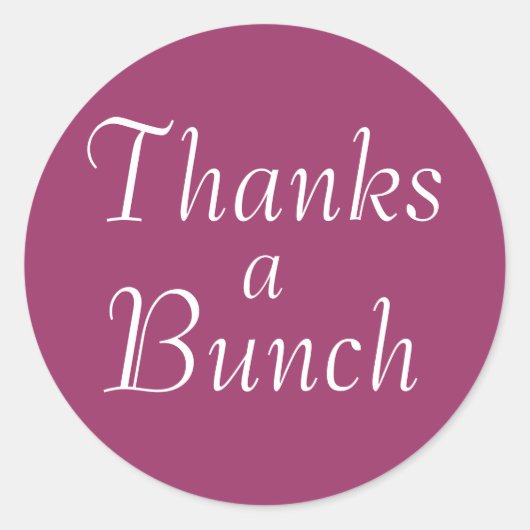 Danke für die Bunch Stickers (Vorderseite)