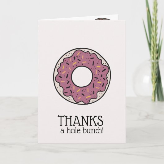 Danke für die Dankeschön-Karte (Vorderseite)