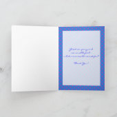 Danke für die Dinner Card: Magenta und Blue Patter (Innenseite)