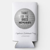 Danke für die Disco-Erinnerungen Bachelorette Selters Dosenkühler (Rückseite)
