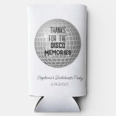 Danke für die Disco-Erinnerungen Bachelorette Selters Dosenkühler (Vorderseite)