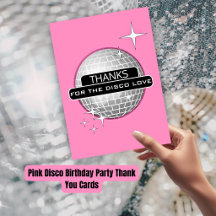 DANKE für die Disco-Liebe Ball Retro Geburtstag