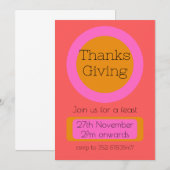 Danke für die Einladung (Vorne/Hinten)