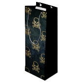 Danke für die Einladung! Geschenktüte Für Weinflaschen (Rückseite Schrägansicht)