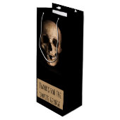 Danke für die Einladung Geschenktüte Für Weinflaschen (Vorderseite Schrägansicht)