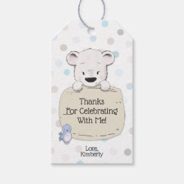 Danke für die Feier mit Me Bear Favor Gift Tag Geschenkanhänger