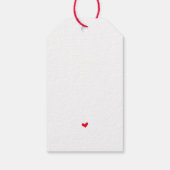 Danke für die Feier mit uns, Hochzeit Geschenkanhänger (Rückseite)