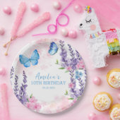 Danke für die flatternden Schmetterlinge zum Gebur Pappteller (Party)