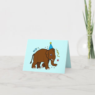 Danke für die Geburtstagsfeier Present Wooly Mammo