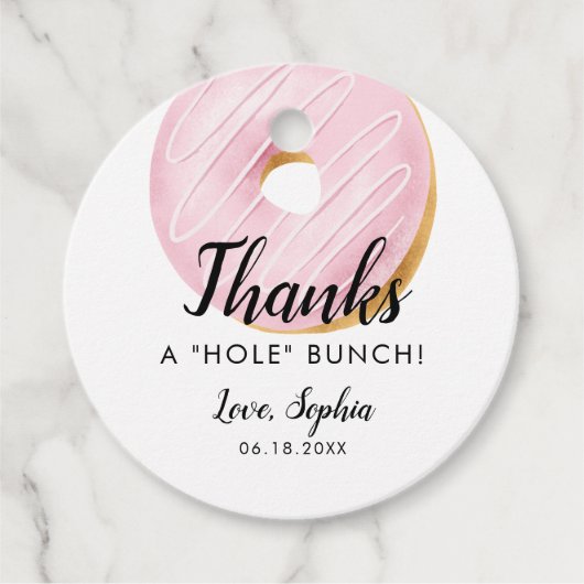 Danke für die Geburtstagsparty des GANZEN Bunch Do Geschenkanhänger (Vorderseite)